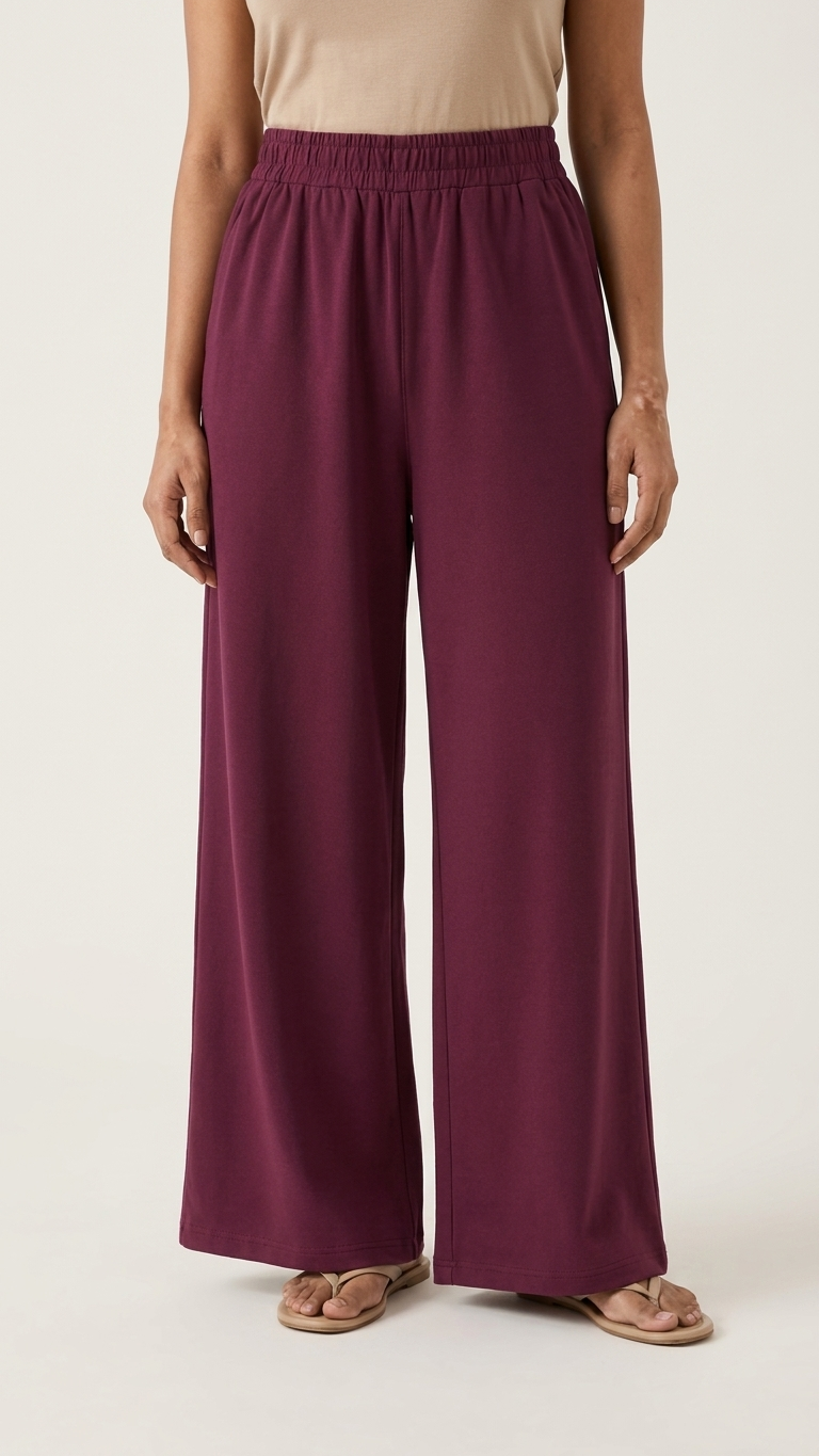 Berry Ease Wide-Leg PantsÂ