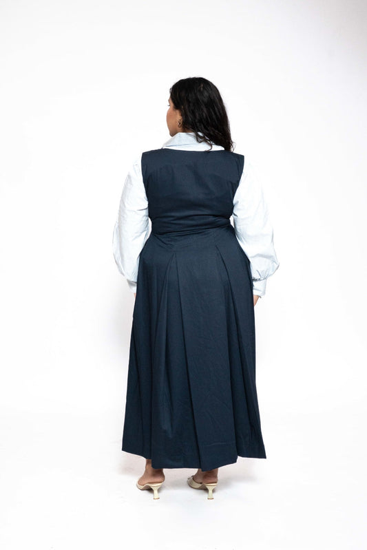 Midnight layered Korean dressĀ