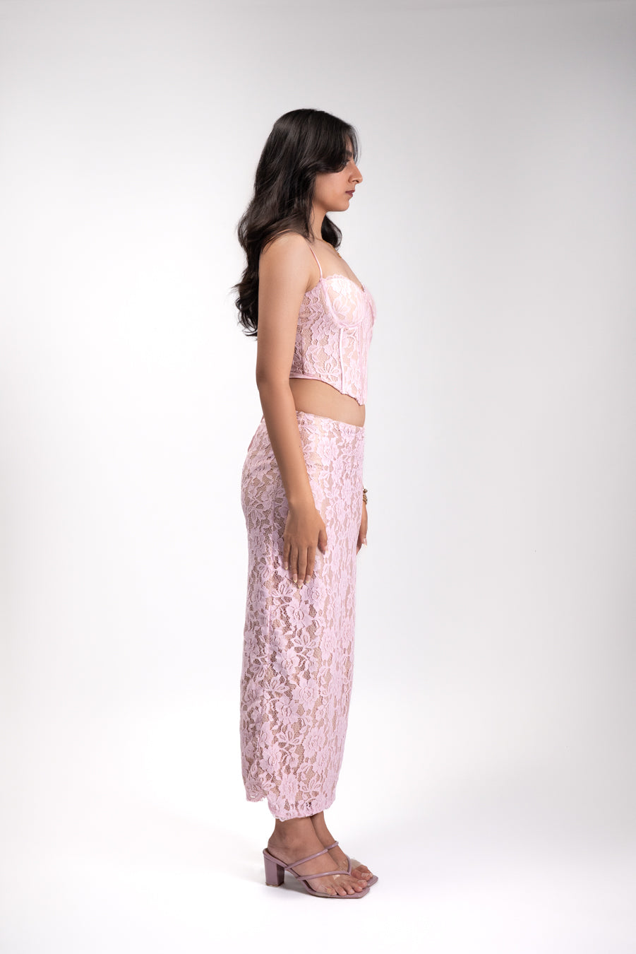 Glitzy Pink Coord Set