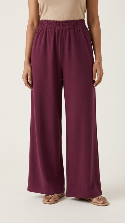 Berry Ease Wide-Leg Pants 