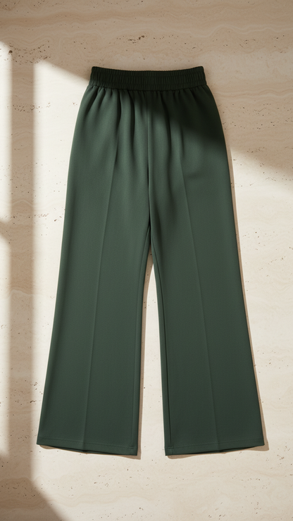 Forest Ease Wide-Leg Pants 